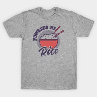 Powered By Rice Asian Food Lover, Japanese Cuisine T-Shirt